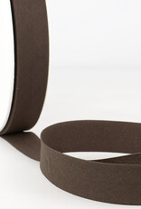 Katoen Biais -  donker bruin 81