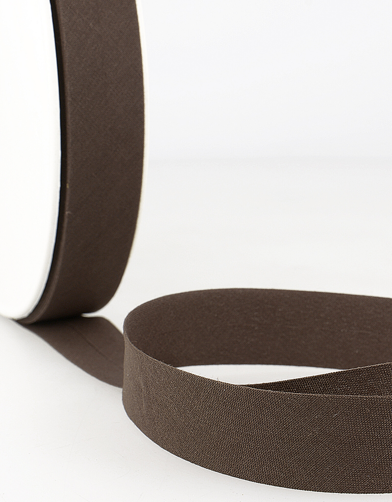 Katoen Biais -  donker bruin 81