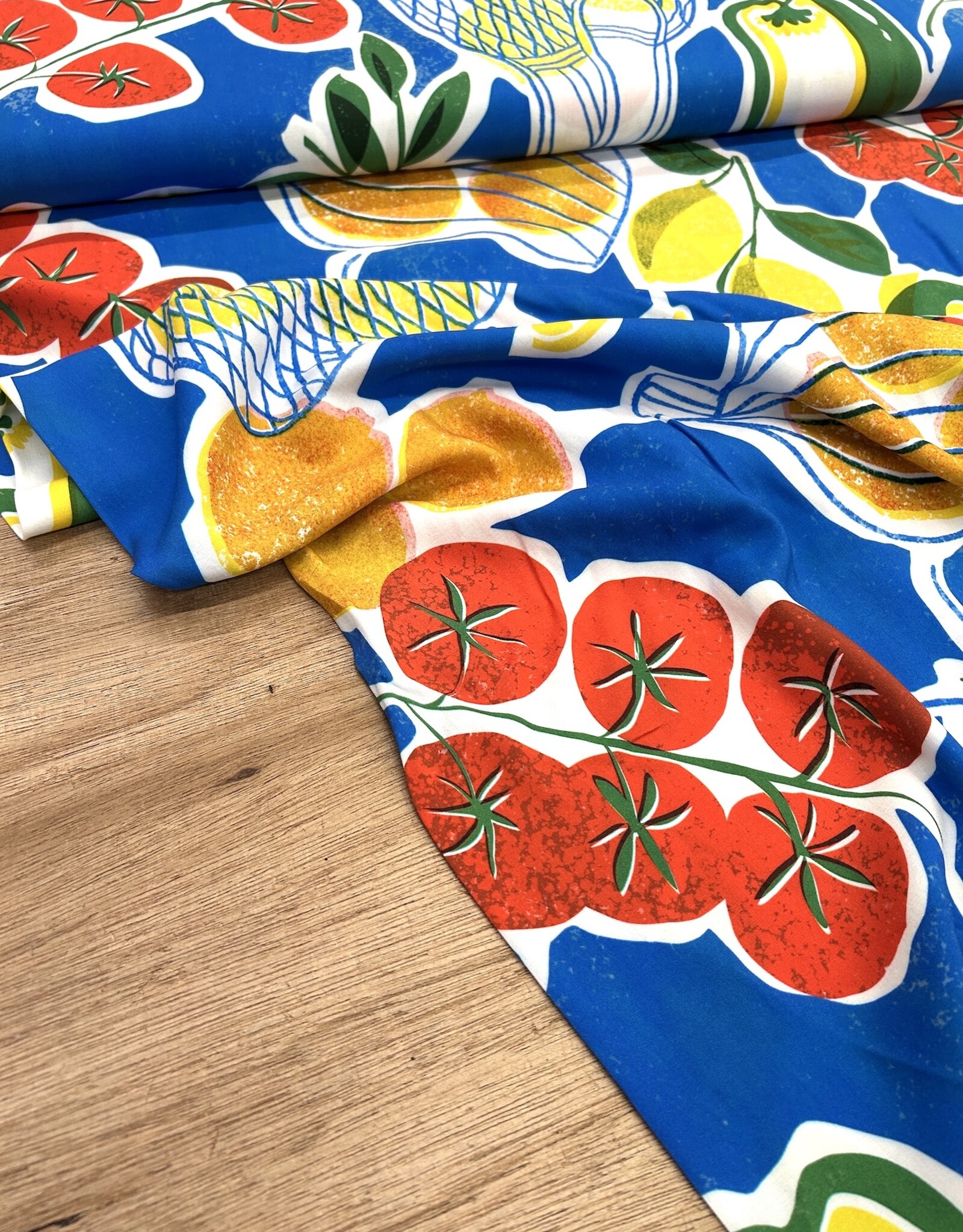 Viscose Poplin - Italian Kitchen