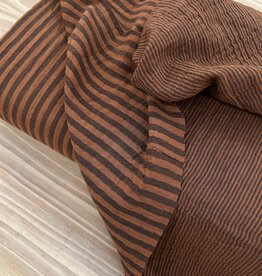 Double Gauze - Stripes 2-sided - Brown