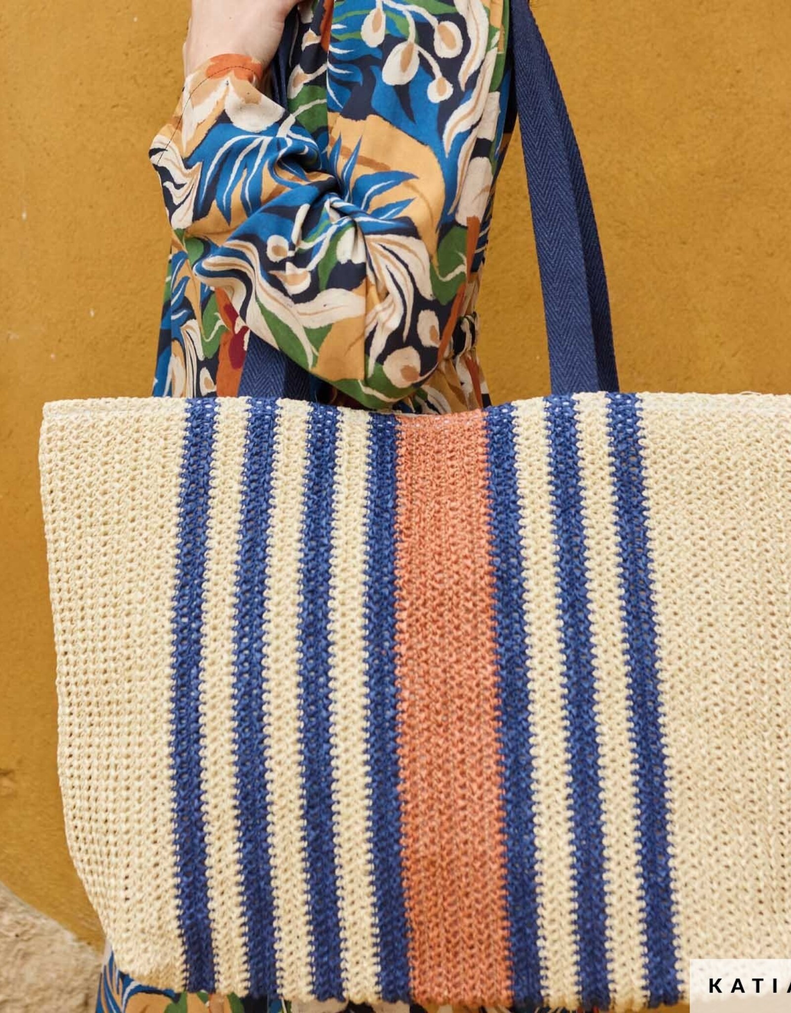 Katia Fabrics Paper Knit Raffia - Zwart