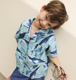 Katia Fabrics Fijne Katoen Poplin - Whale