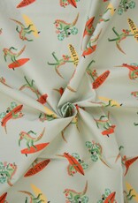 Katia Fabrics Fijne Katoen Poplin - Surfing