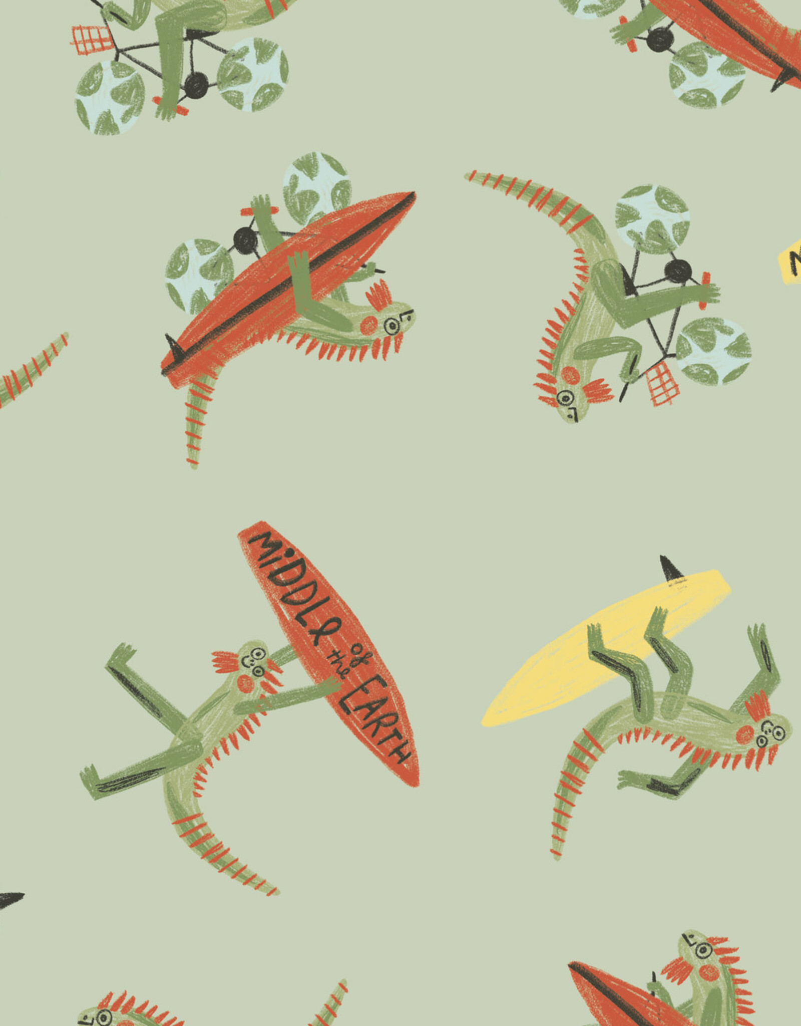 Katia Fabrics Fijne Katoen Poplin - Surfing