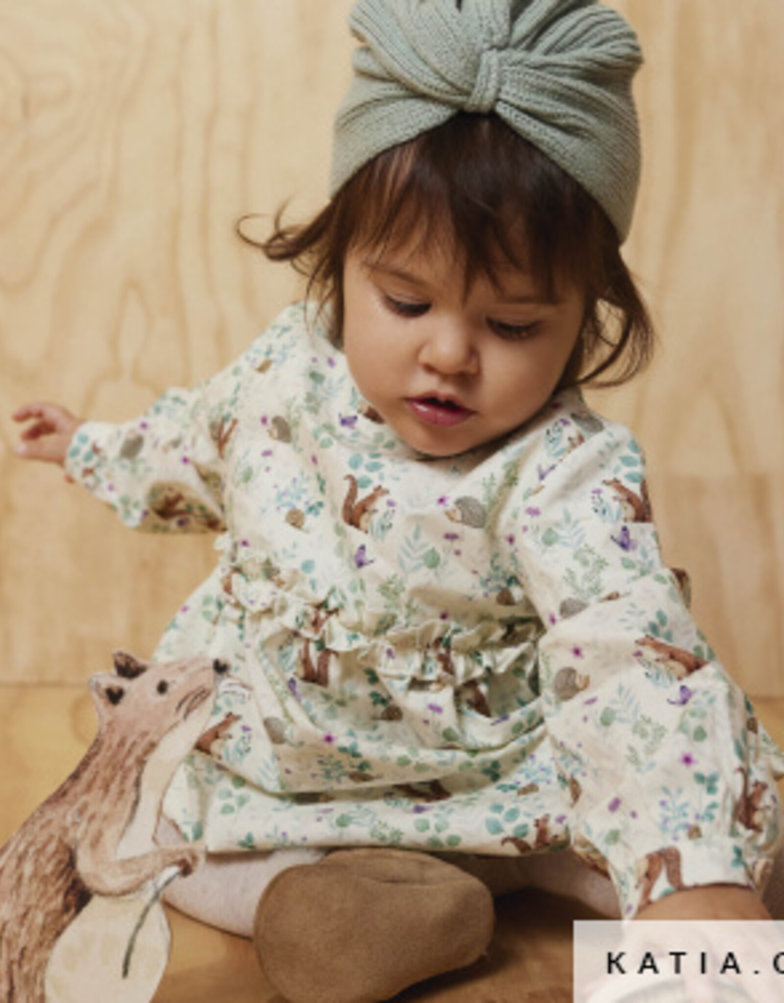 Katia Fabrics Fijne Katoen Poplin - Nature Friends