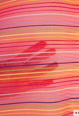 Katia Fabrics Transparante Mesh - Multi Red