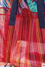 Katia Fabrics Transparante Mesh - Multi Red