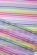 Katia Fabrics Transparante Mesh - Multi Blue