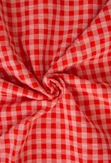 Seersucker - Vichy - Coral