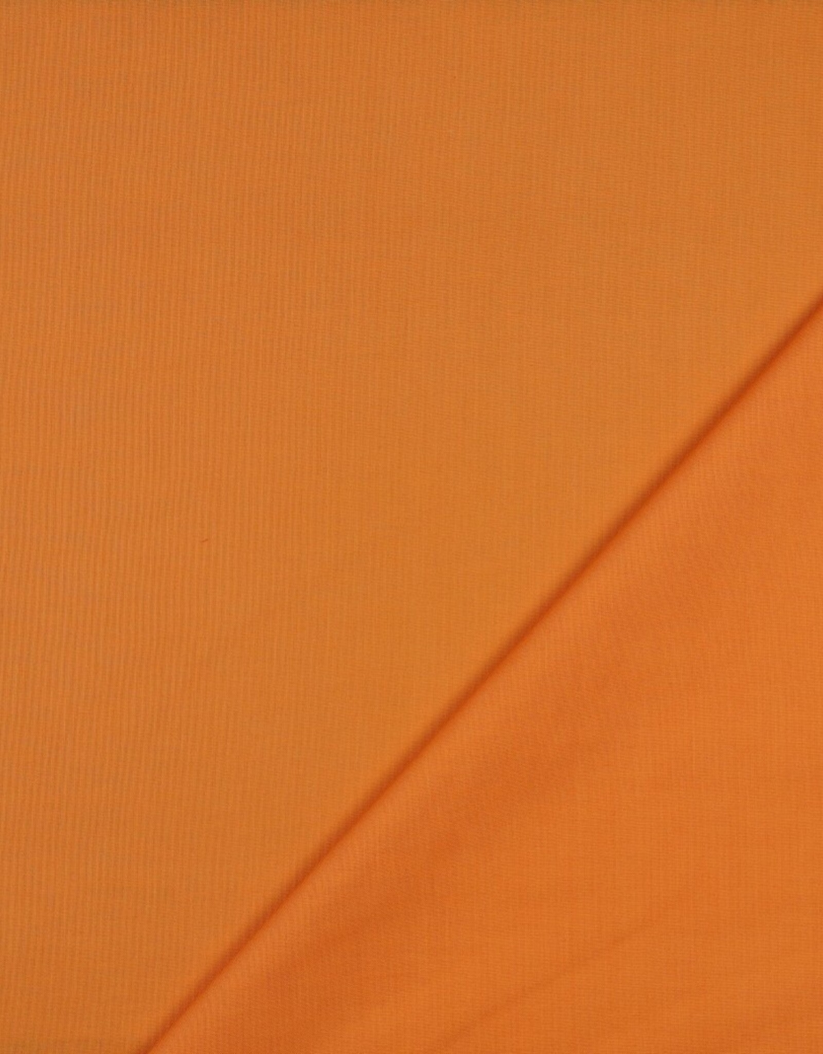 Katoen - Effen - Mandarijn oranje