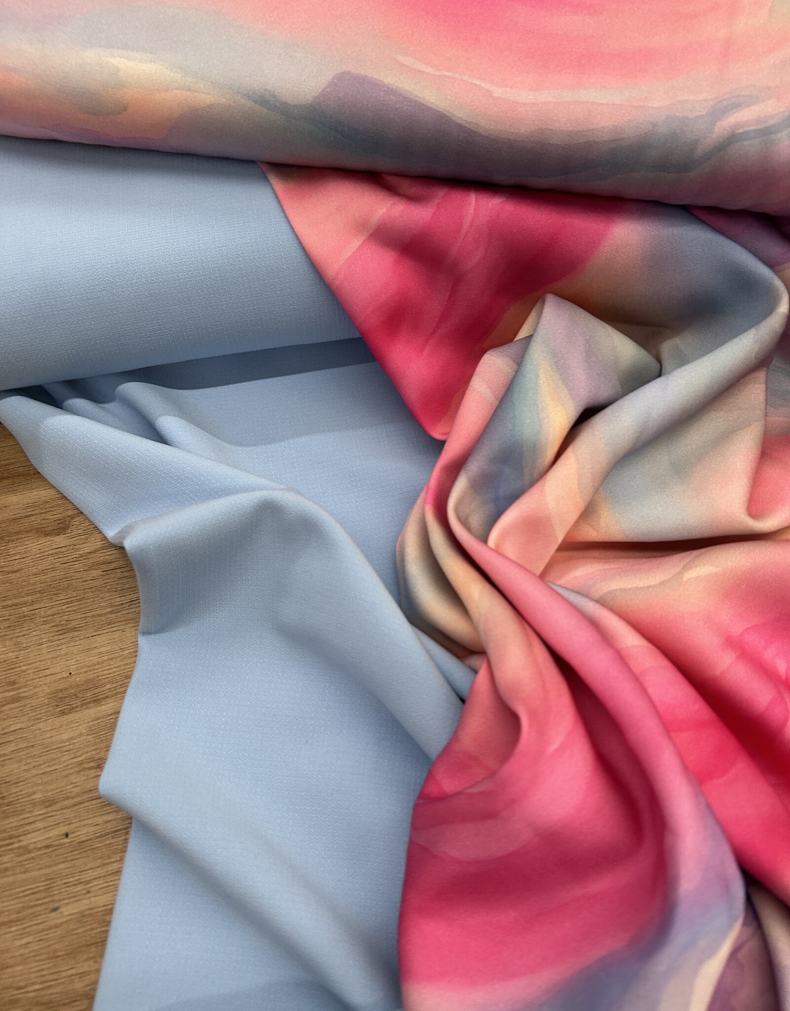 Fibre Mood Viscose Crêpe - Licht Blauw