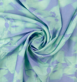 Woven viscose - Blurry Blue