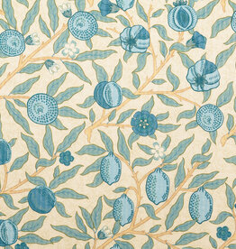 Structure katoen  - Fruits - Blue