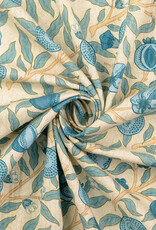 Structure katoen  - Fruits - Blue