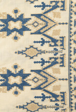 Cotton Mix - Blue border
