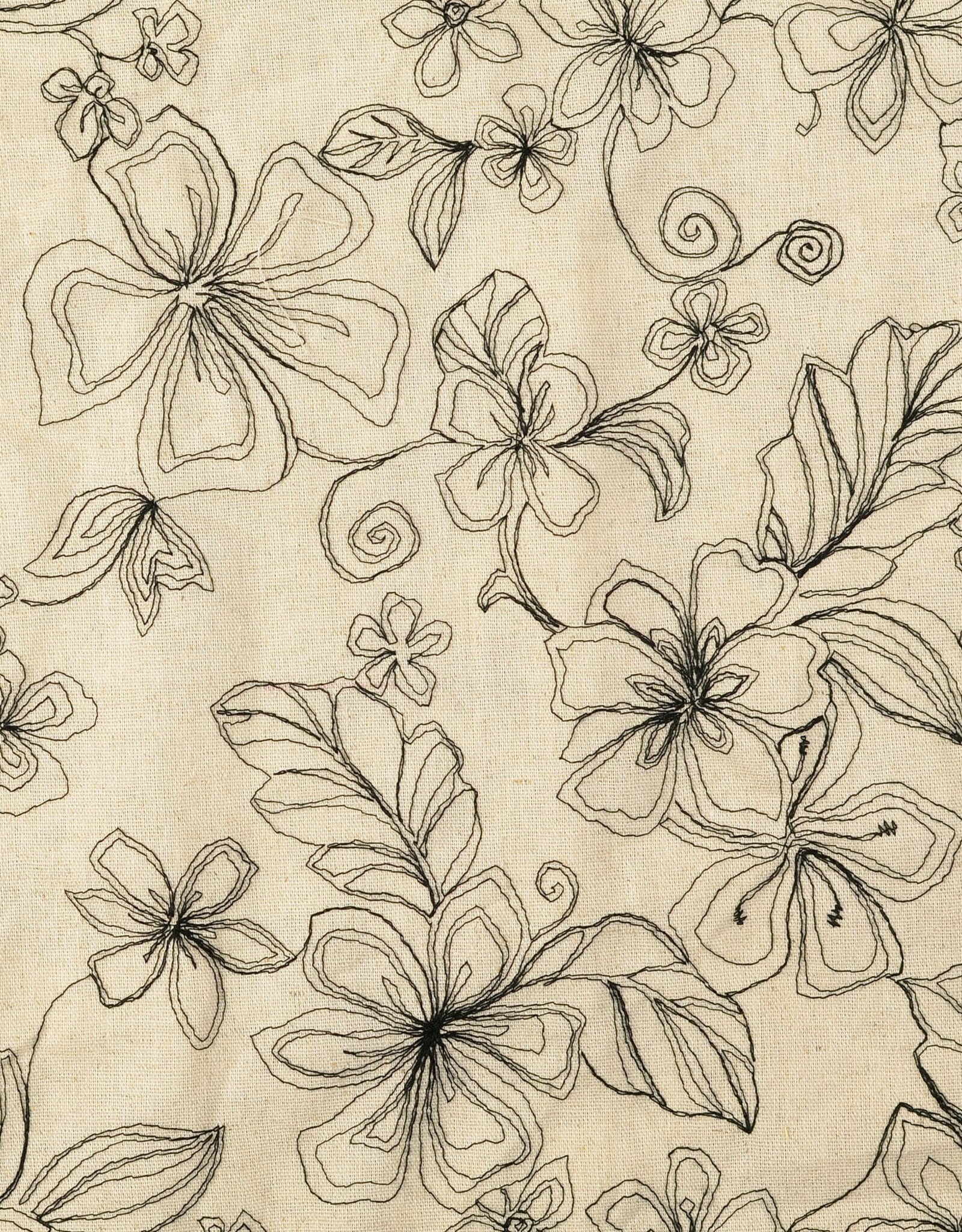 Naturel Broderie - Clematis - Antra