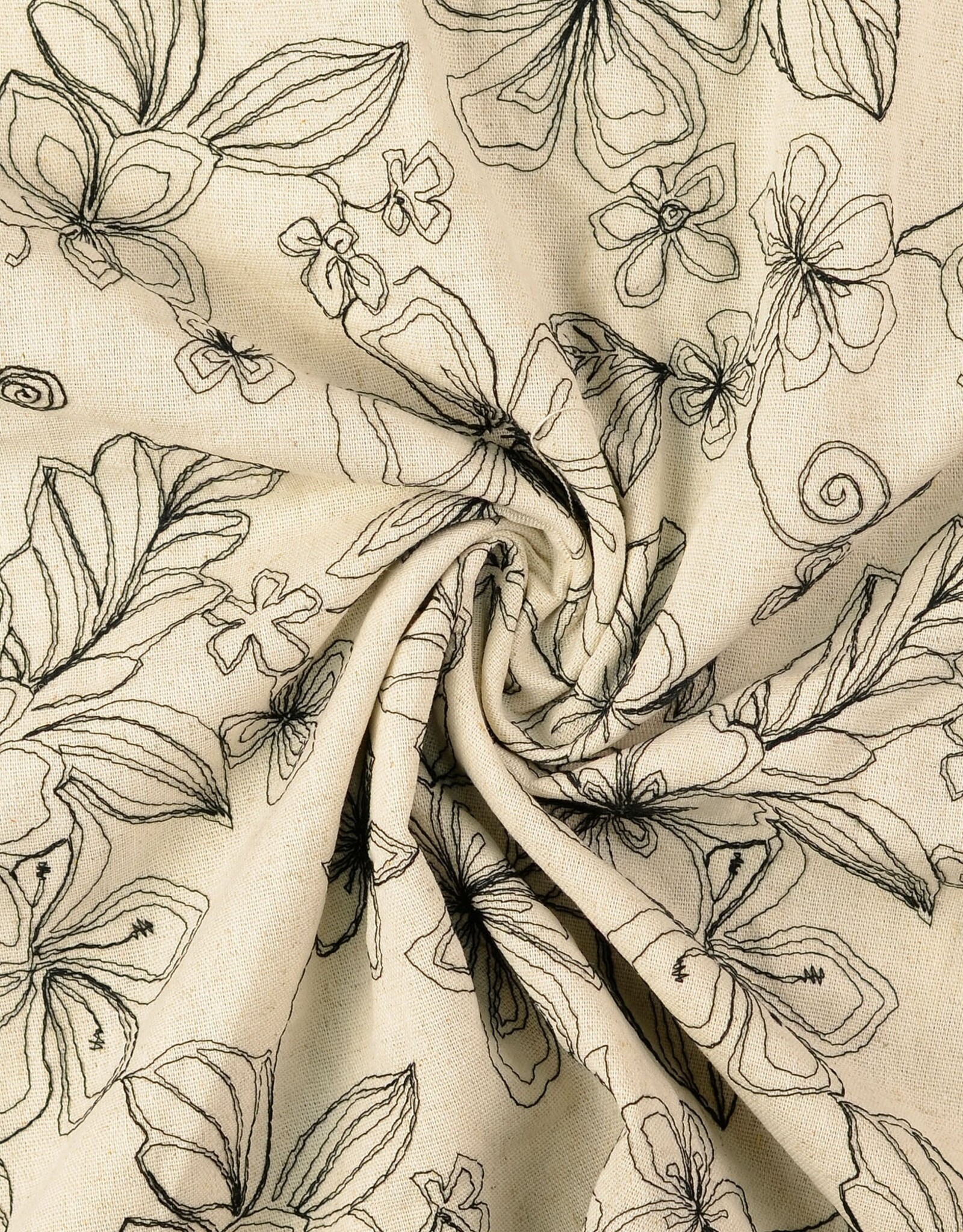 Naturel Broderie - Clematis - Antra