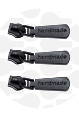 Rits Trekker Handmade - 3 stuks - Mat Zwart