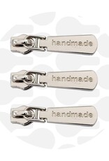Rits Trekker Handmade - 3 stuks - Nikkel