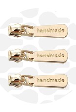 Rits Trekker Handmade - 3 stuks - Goud