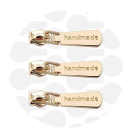 Rits Trekker Handmade - 3 stuks - Goud