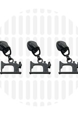 Rits Trekker Naaimachine - 3 stuks - Mat Zwart