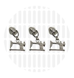 Rits Trekker Naaimachine - 3 stuks - Nikkel