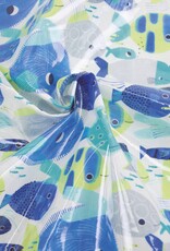 Katia Fabrics Gelamineerd katoen - More fish in the sea