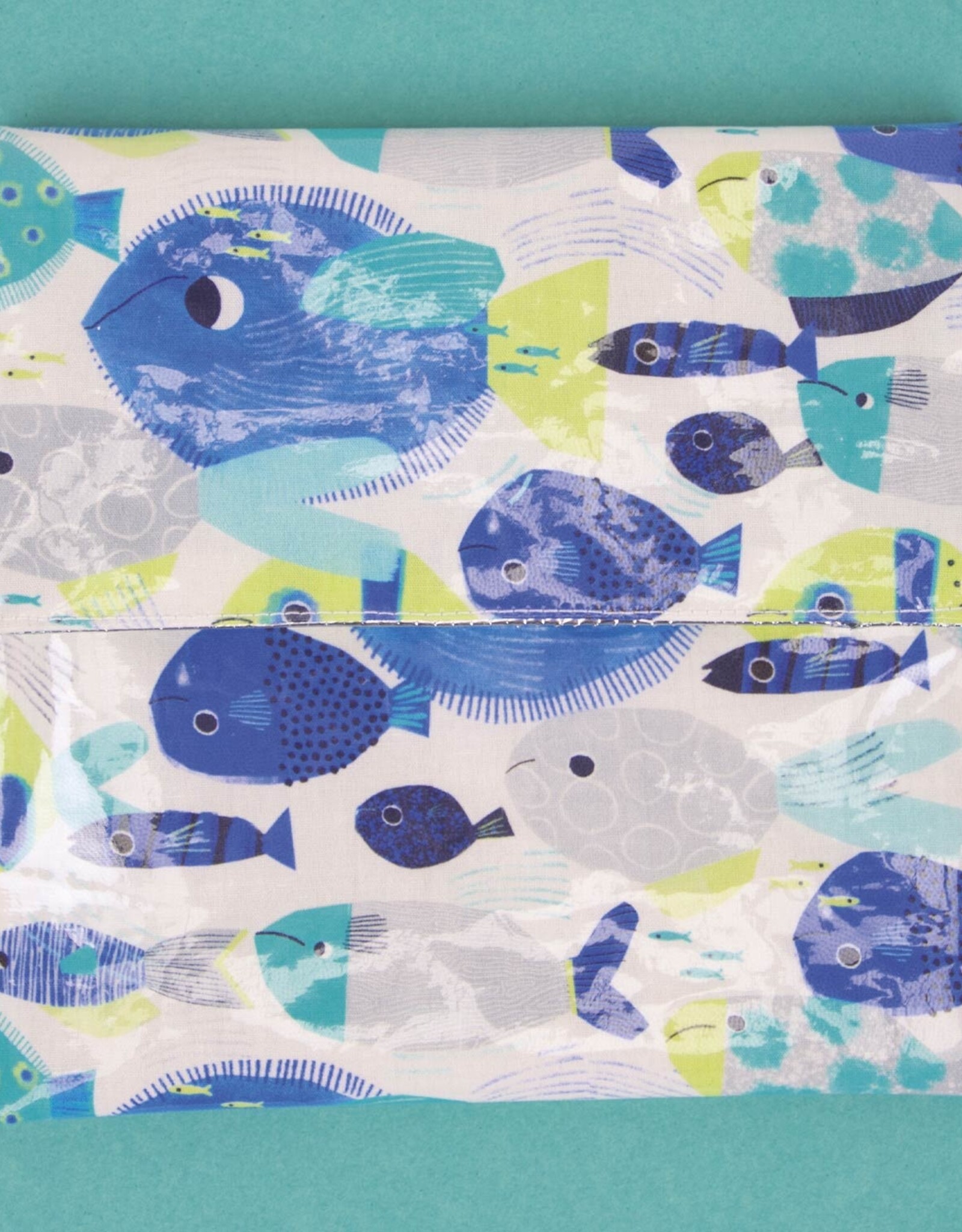 Katia Fabrics Gelamineerd katoen - More fish in the sea