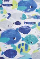 Katia Fabrics Gelamineerd katoen - More fish in the sea