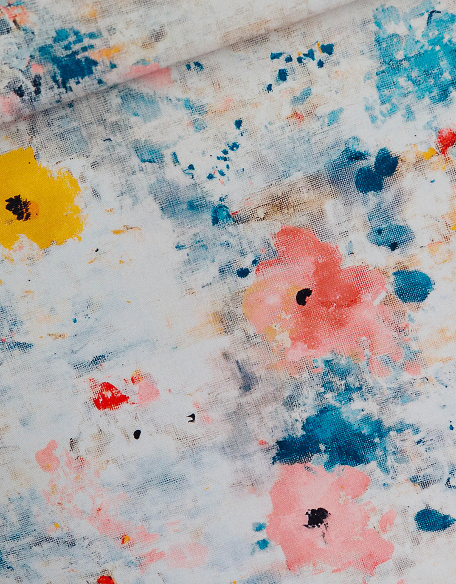 See You at Six Canvas Gabardine - Roses on Canvas