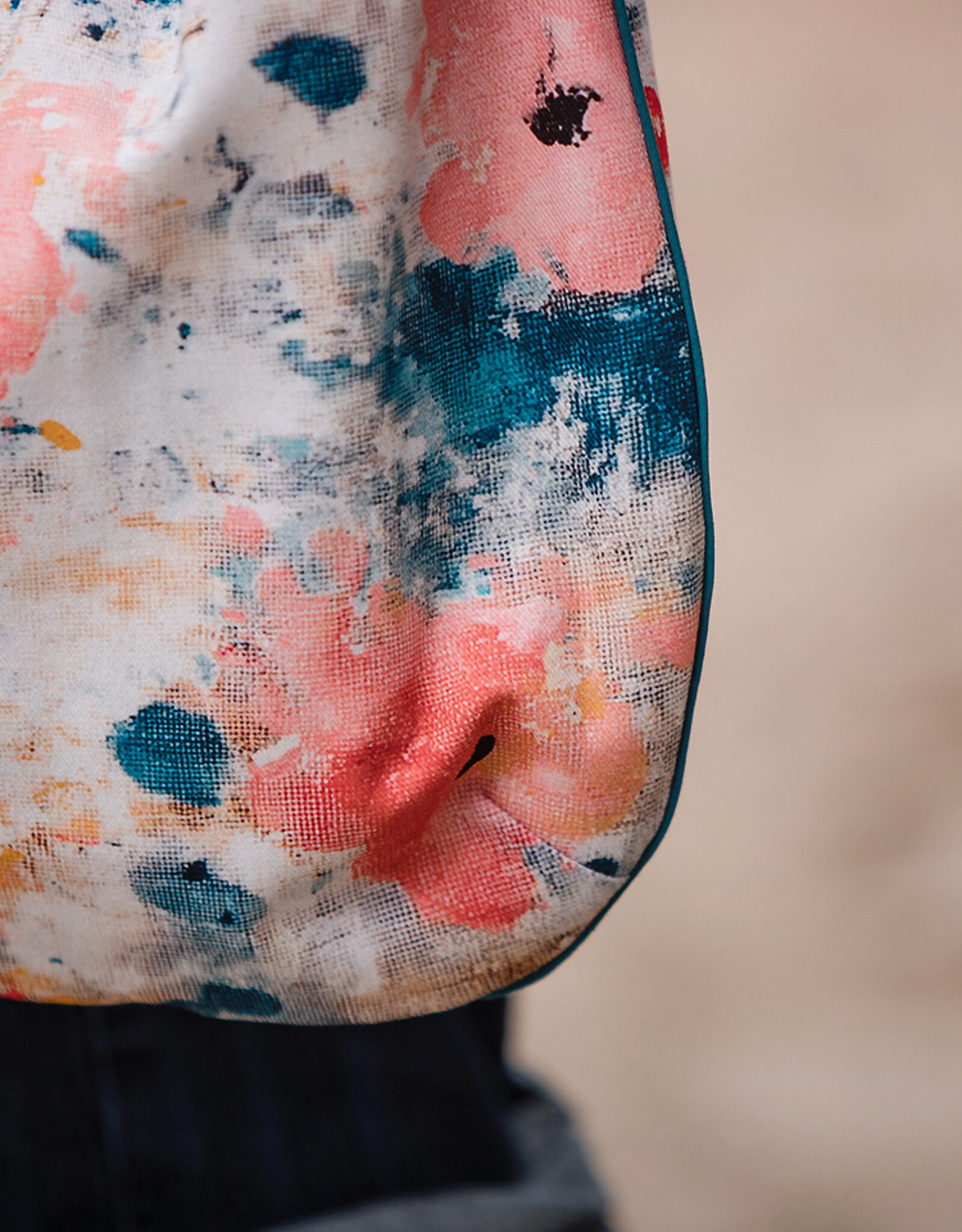 See You at Six Canvas Gabardine - Roses on Canvas