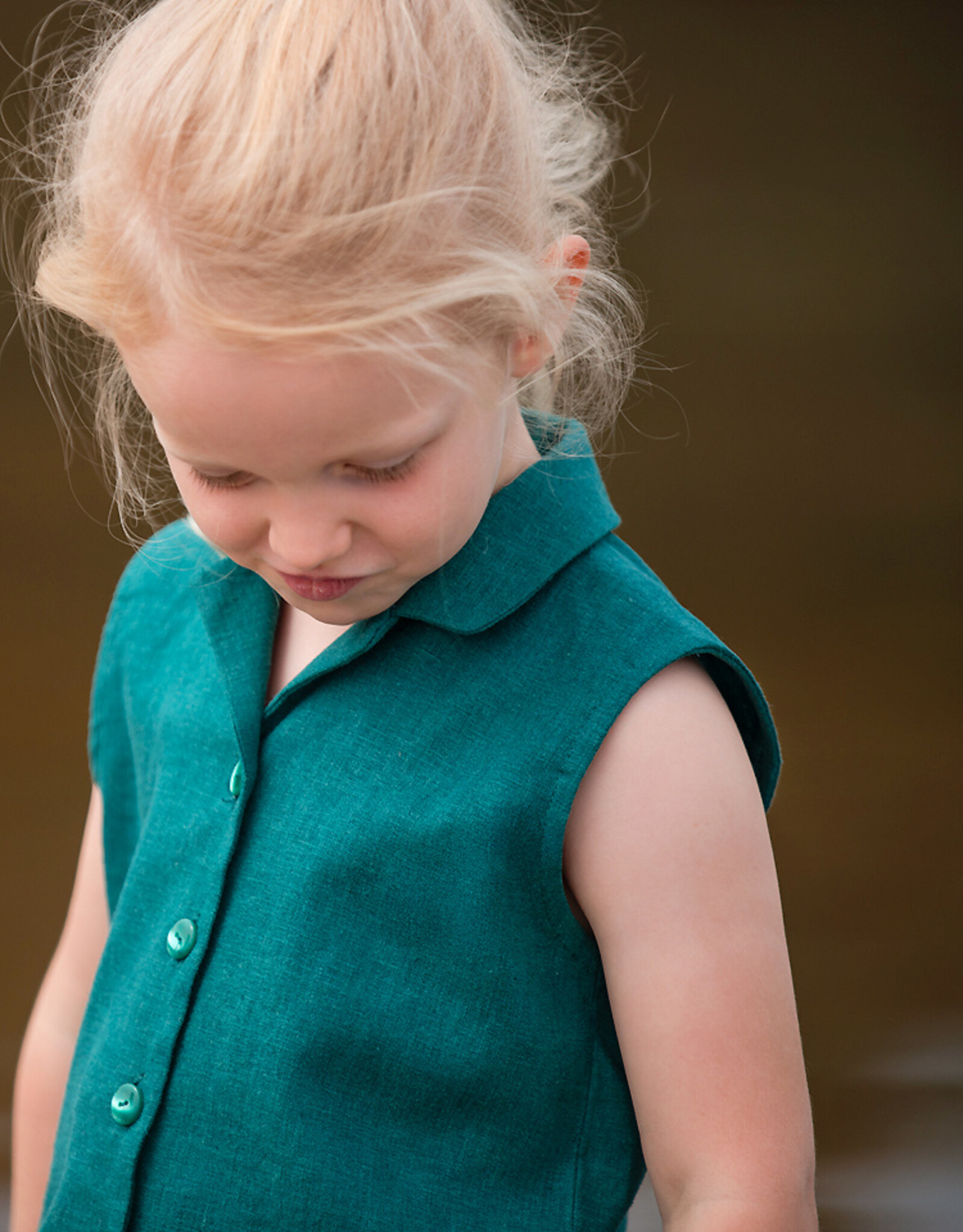 See You at Six Linen Viscose Blend - Blauwgroen