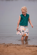 See You at Six Linen Viscose Blend - Blauwgroen