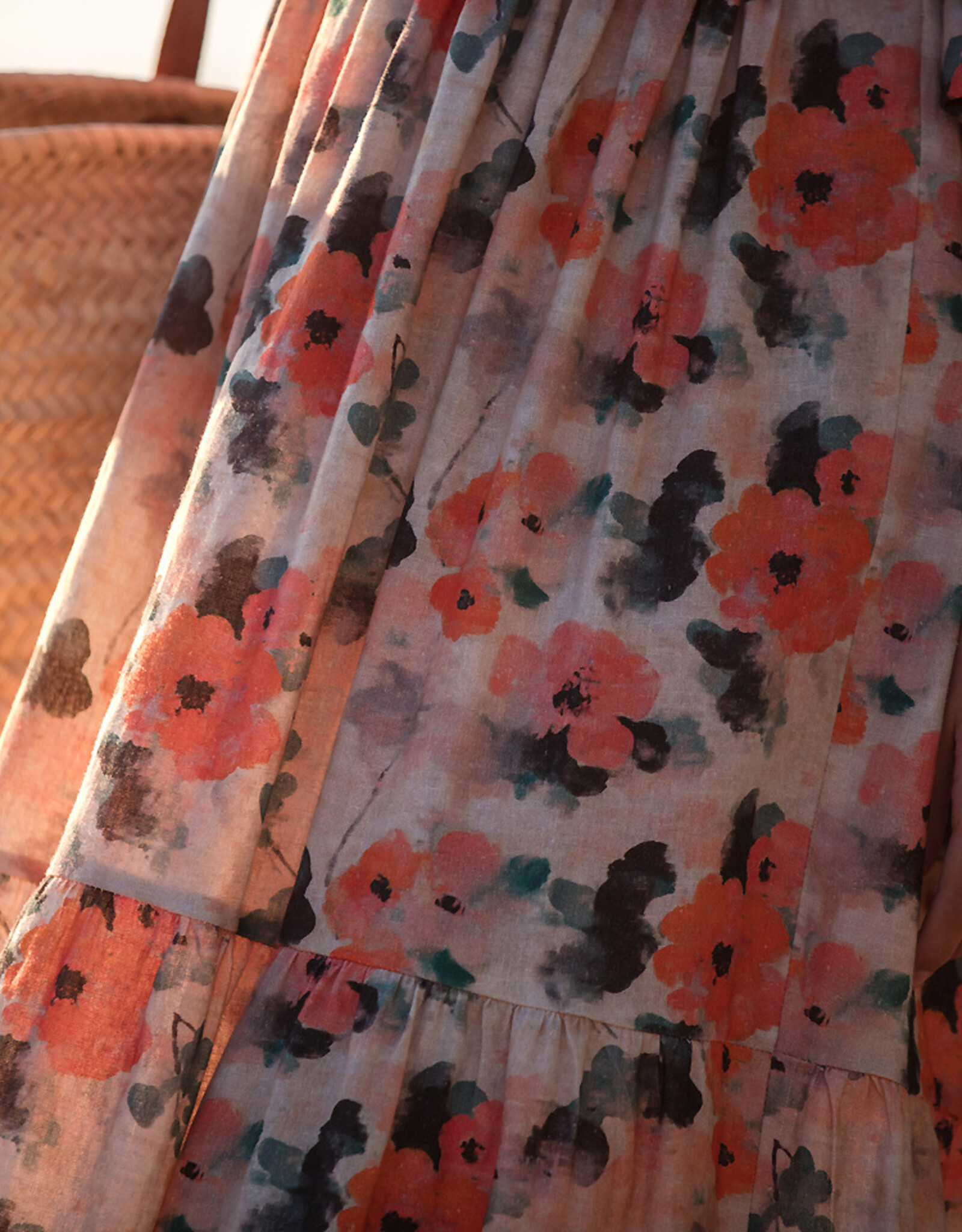 See You at Six Linen Viscose Blend - Misty Rose