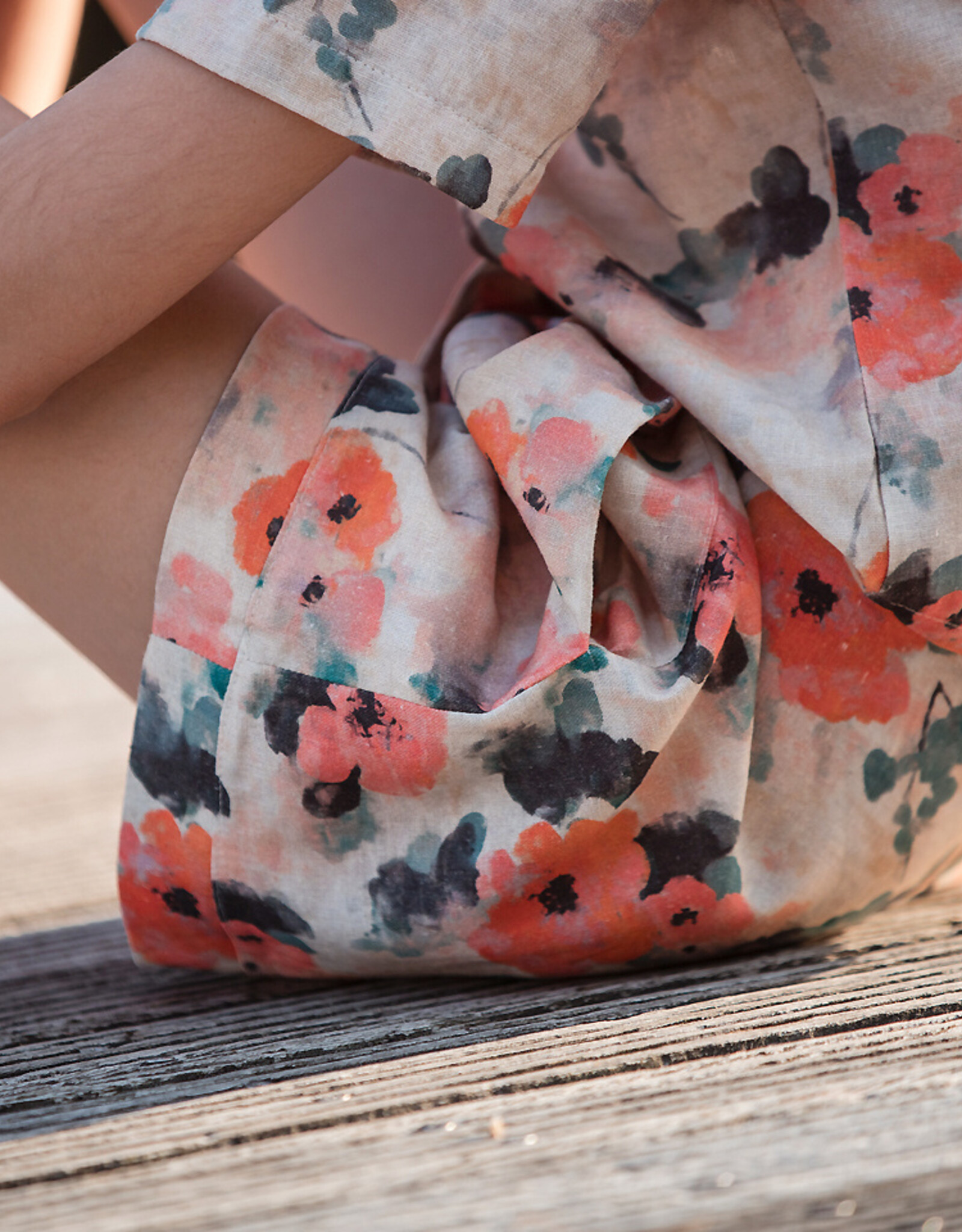 See You at Six Linen Viscose Blend - Misty Rose