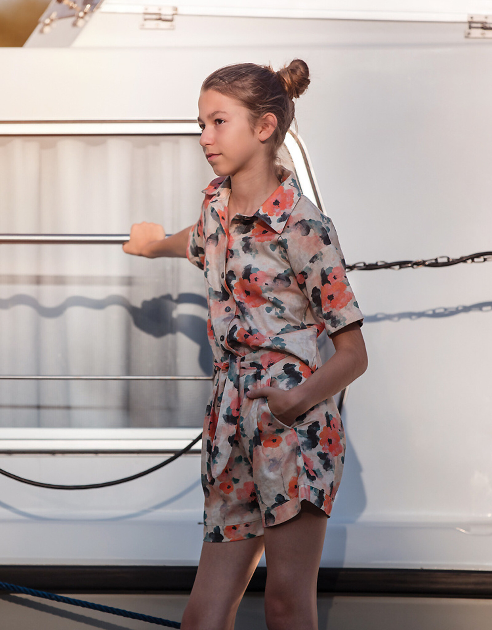 See You at Six Linen Viscose Blend - Misty Rose