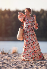 See You at Six Linen Viscose Blend - Misty Rose