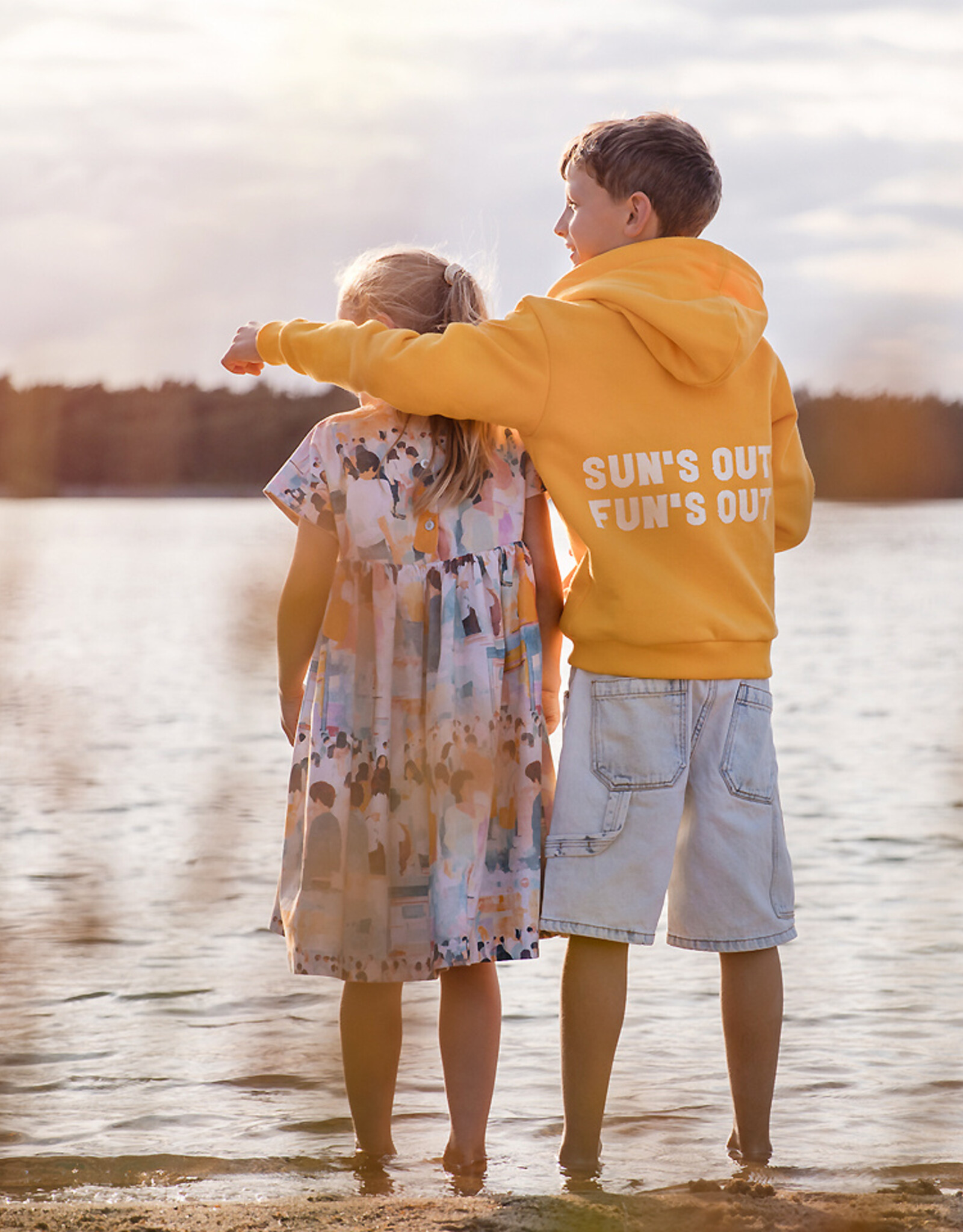 See You at Six French Terry 3-Draads - Banaangeel