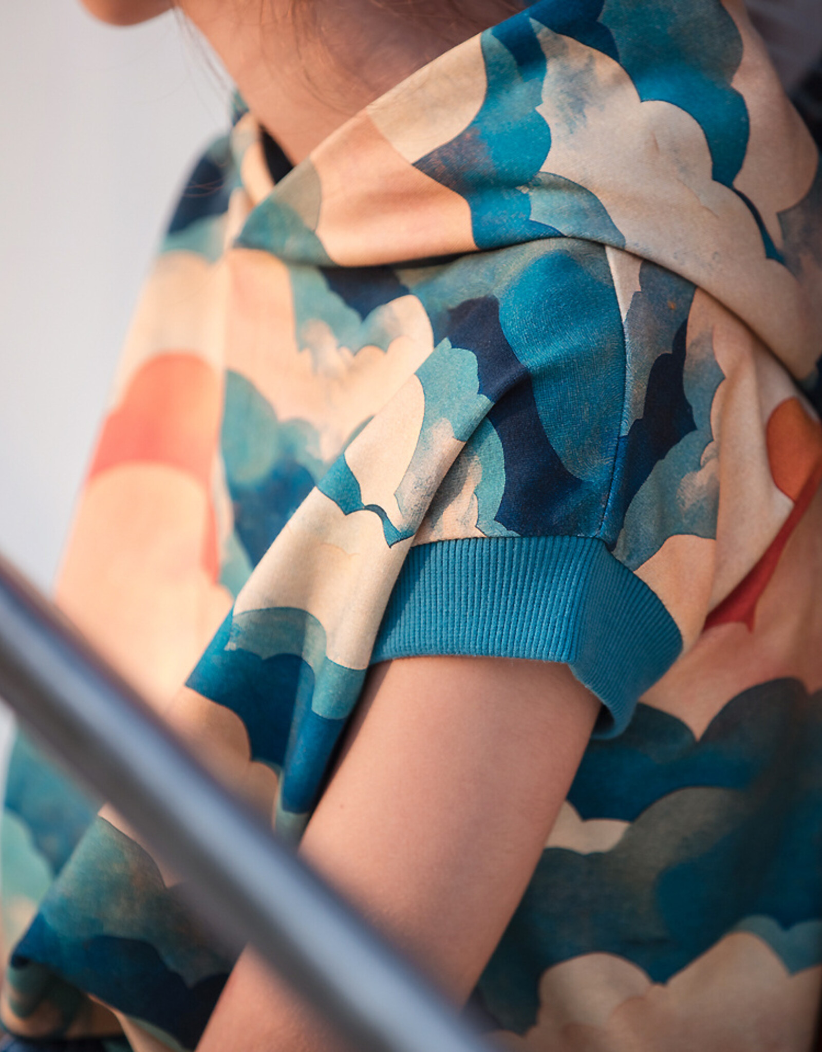 See You at Six Boordstof Zwaar - Laguneblauw