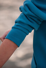 See You at Six French Terry 3-Draads - Laguneblauw