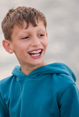 See You at Six French Terry 3-Draads - Laguneblauw