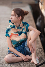 See You at Six French Terry - Cool Clouds