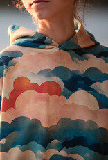 See You at Six French Terry - Cool Clouds