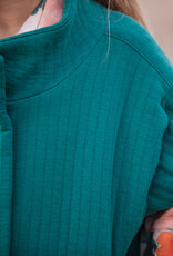 See You at Six Matelassé Tricot - Blauwgroen