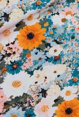 See You at Six French Terry - Flower Painting