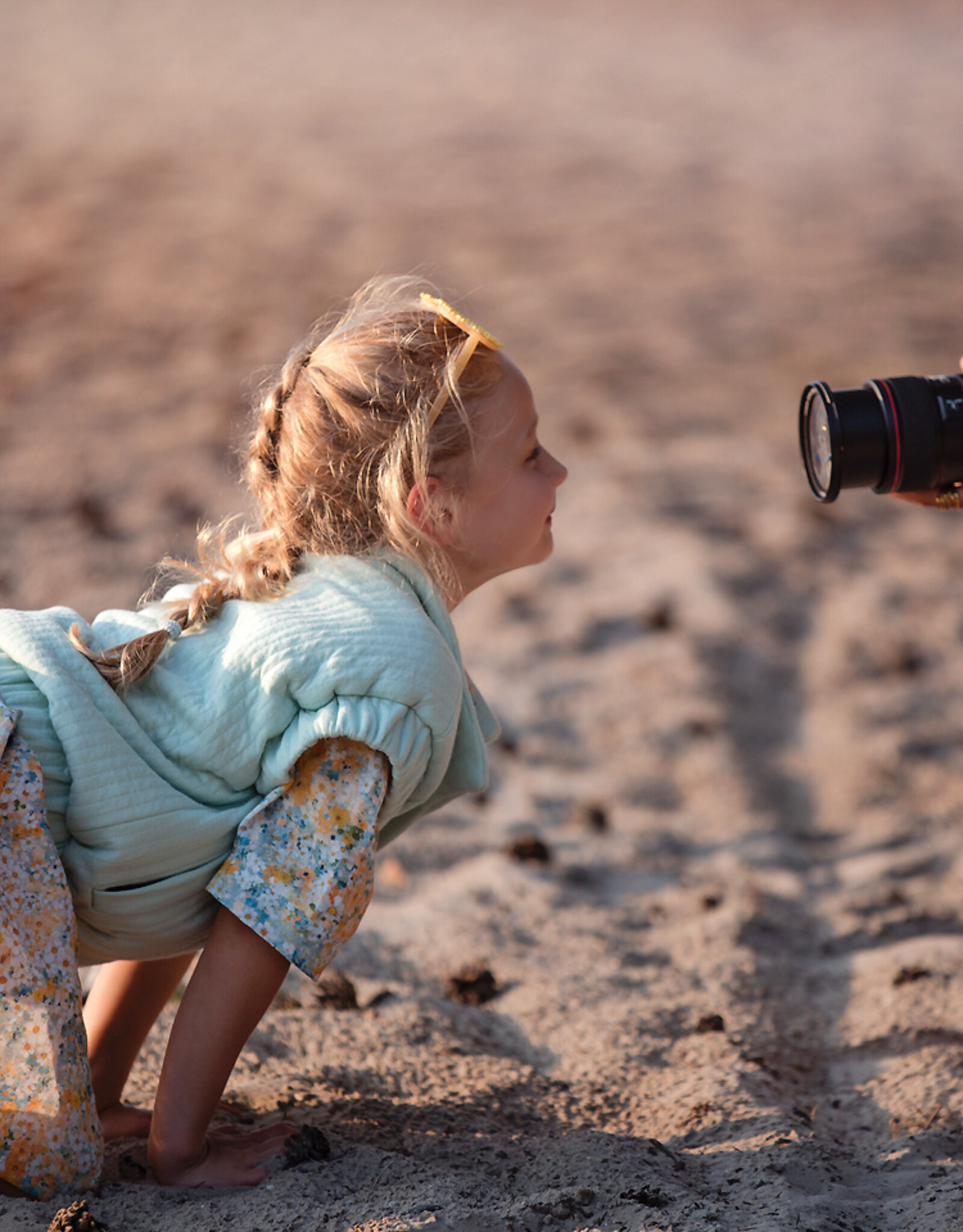 See You at Six Double Gauze - Lots of Flowers