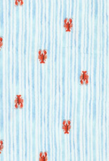 Double Gauze - Lobsters & Stripes