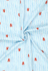 Double Gauze - Lobsters & Stripes