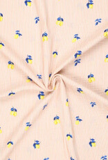 Double Gauze - Lemons & Stripes